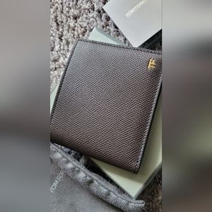 Chocolate Brown FORD leather Bifold Wallet.